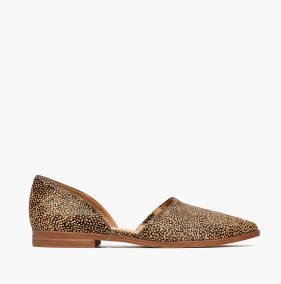 Madewell Marisa d'Orsay Flat in Spotted Calf Hair Sz 7 $128 - Picture 2 of 6